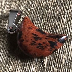 🔥HOT SALE🔥Mohogany Obsidian Boho Chakra Necklace